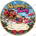 Christmas Chocolate Tub Label – Sleighing It Barely
