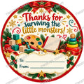 Christmas Chocolate Tub Label – Thanks for Helping Little Minds Grow – Nursery Practitioner