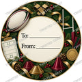 Christmas Chocolate Tub Label – UK Rugby Coach Traditional To & From