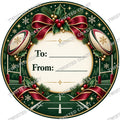 Christmas Chocolate Tub Label – UK Rugby Traditional To & From
