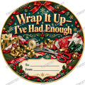 Christmas Chocolate Tub Label – Wrap It Up