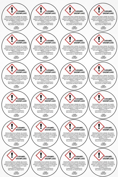 CLP Label Sheet 4x6