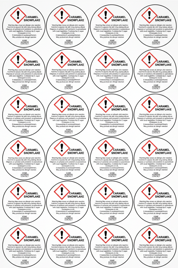 CLP Label Sheet 4x6
