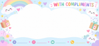 Personalised compliment slip design 5 – 210mm x 99mm