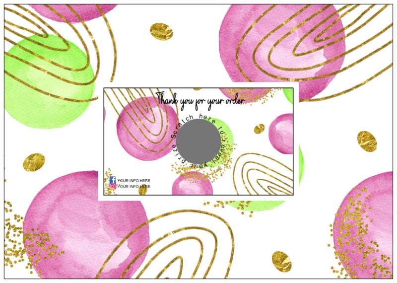 Scratch card design 2