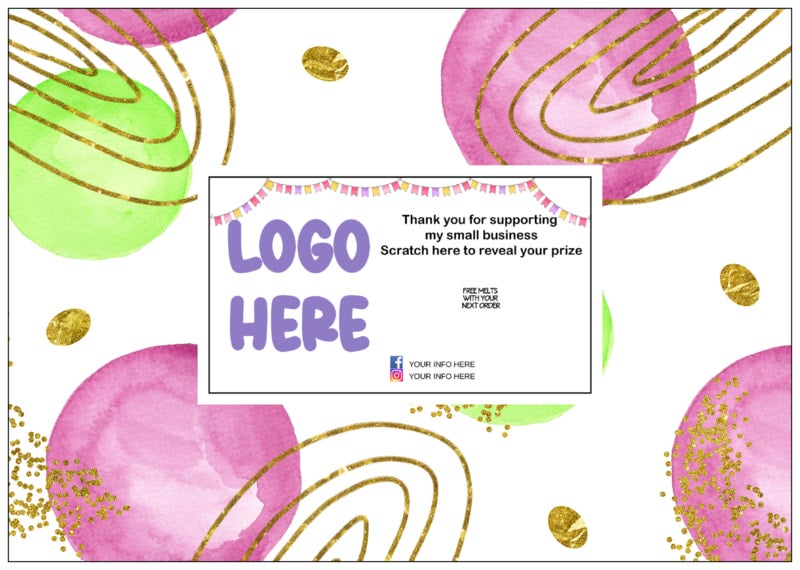 Scratch card design 5