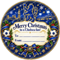 Chelsea fan Christmas chocolate tub label – watermarked product preview