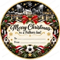Fulham fan Christmas chocolate tub label – watermarked product preview