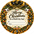 Hull City fan Christmas chocolate tub label – watermarked product preview