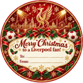 Liverpool fan Christmas chocolate tub label – watermarked product preview