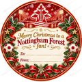 Nottingham Forest fan Christmas chocolate tub label – watermarked product preview
