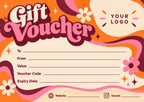 Personalised A6 gift voucher design 8