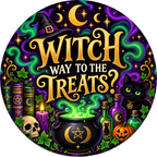 Halloween Happy Mail round label design 5