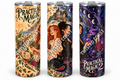 Practical Magic 2 sisters 20oz skinny tumbler shown from three angles