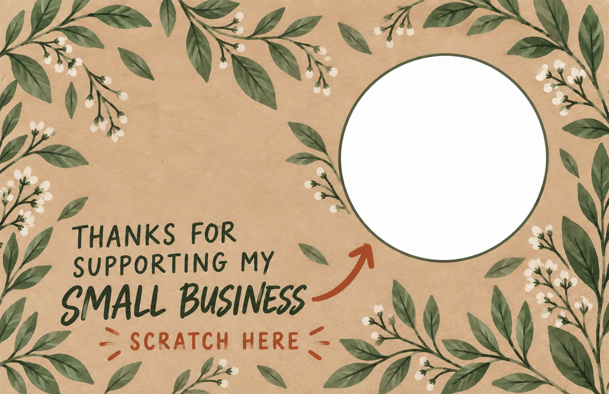 Scratch card design 7