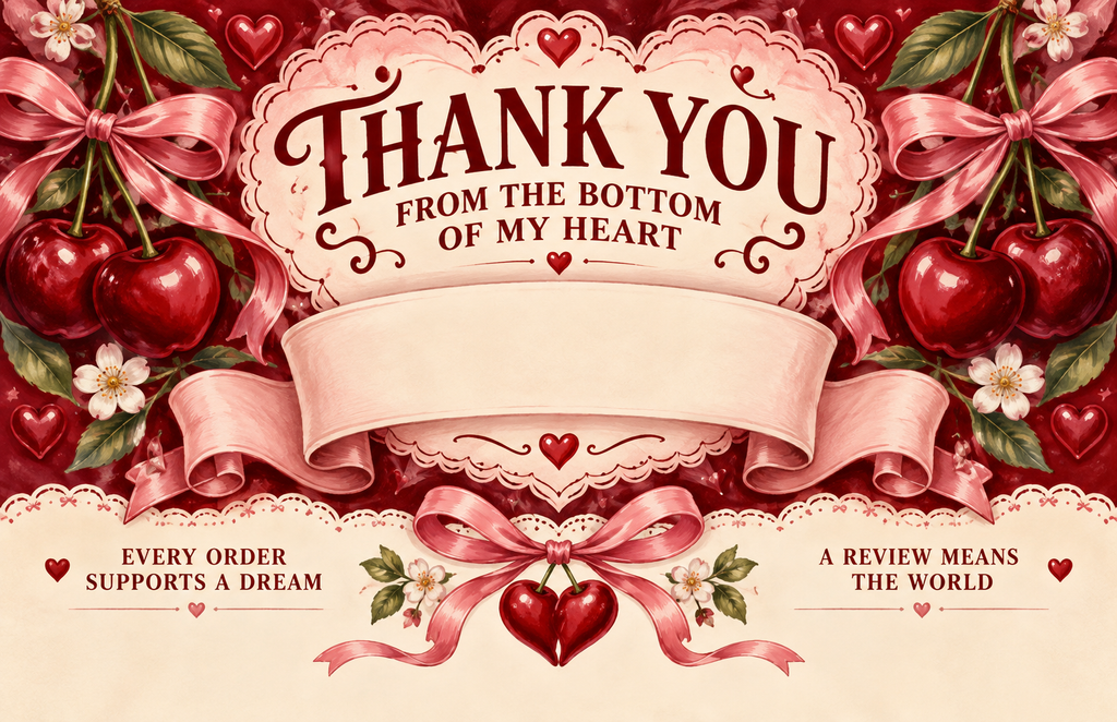 Personalised thank you card design 6 – business card size