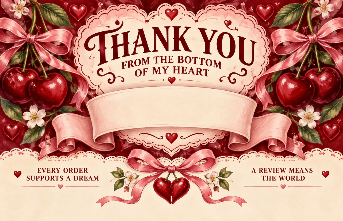 Personalised thank you card design 6 – business card size
