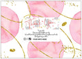Personalised thank you cards - design 1