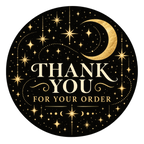 Thank you for your order round label design 7