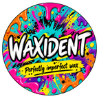 Waxident round label design 6